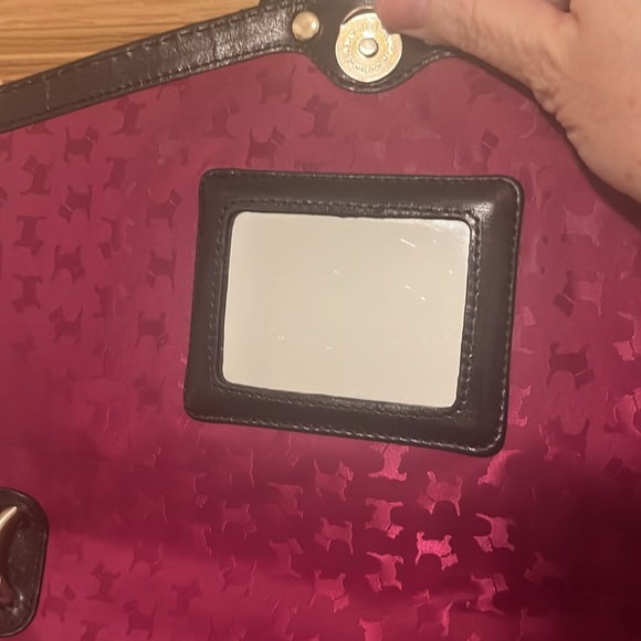 Radley London, black shoulder length strap purse. - Picture 3 of 8